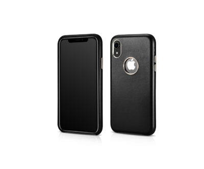 Genuine Leather Case - Exposed Logo For iPhone XR