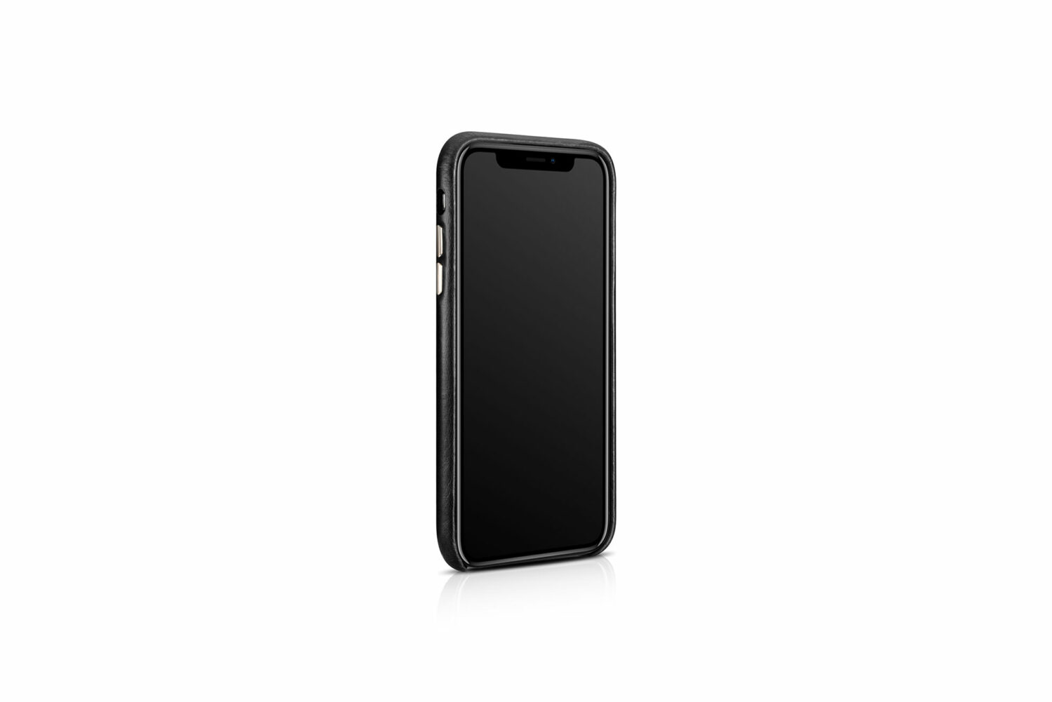 Genuine leather case - exposed logo for iphone x / xs - image 2