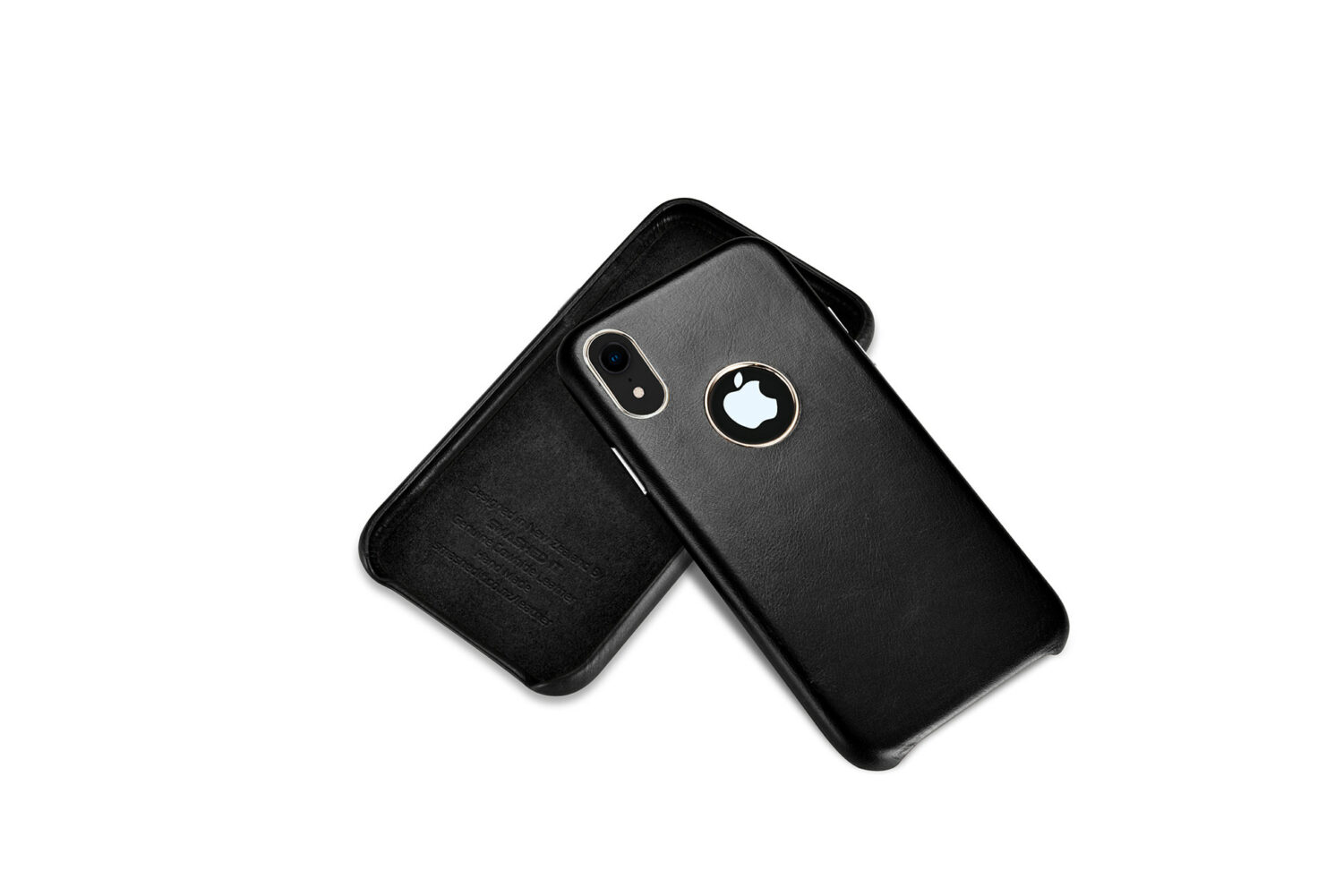 Genuine leather case - exposed logo for iphone x / xs - image 4
