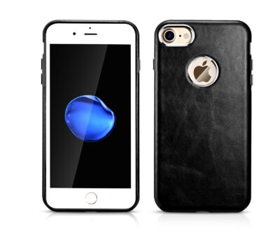 Genuine Leather Case For iPhone 7 / 8 / SE - Exposed Logo