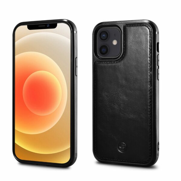 Genuine Leather Wallet Case | 2 in 1 Detachable | For iPhone 12 / 12 Pro
