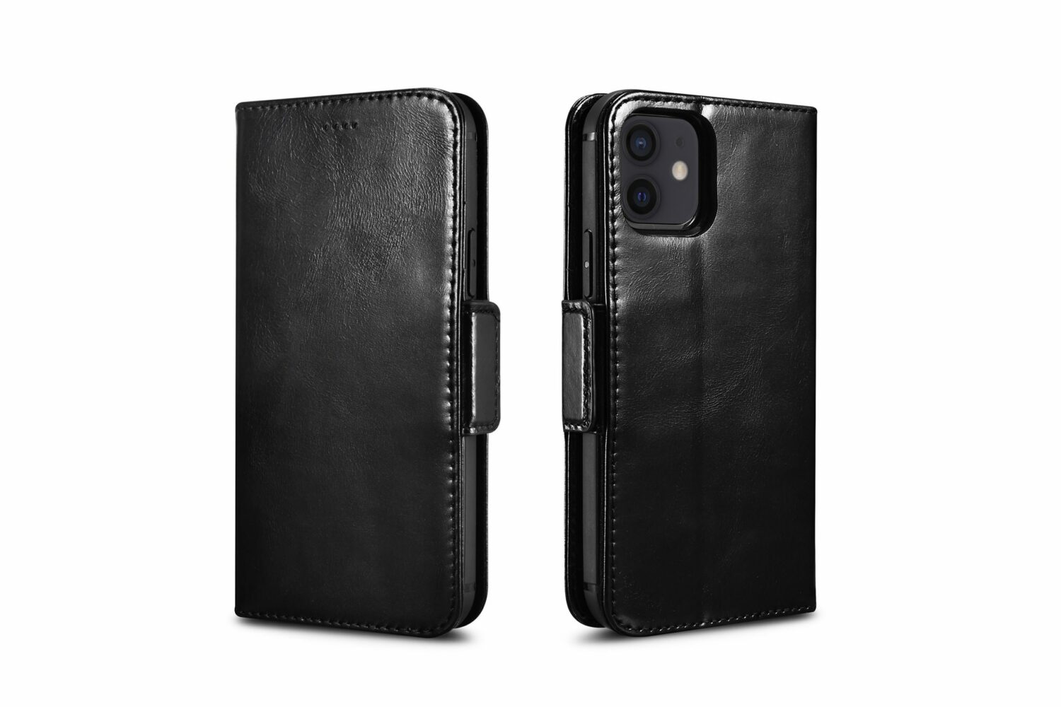 Genuine leather wallet case | 2 in 1 detachable | for iphone 12 / 12 pro