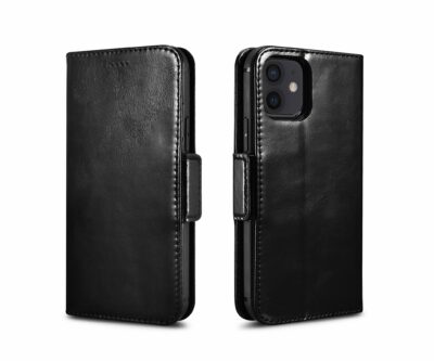 Genuine Leather Wallet Case | 2 in 1 Detachable | For iPhone 12 / 12 Pro