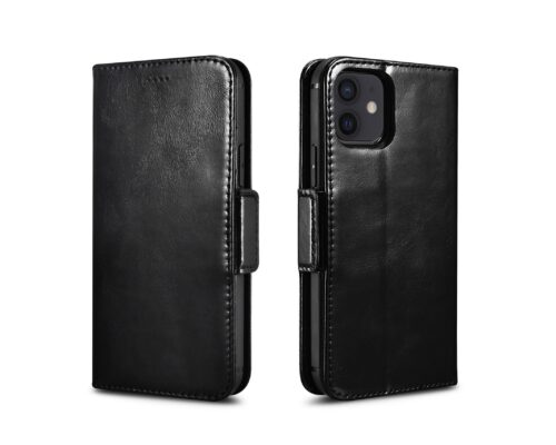 Genuine Leather Wallet Case | 2 in 1 Detachable | For iPhone 12 / 12 Pro