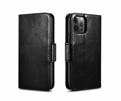 Genuine Leather Wallet Case | 2 in 1 Detachable | For iPhone 12 Pro Max