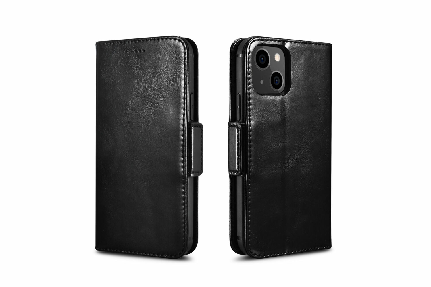 Genuine leather wallet case | 2 in 1 detachable | for iphone 13 mini