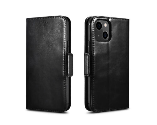 Genuine Leather Wallet Case | 2 in 1 Detachable | For iPhone 13 Mini