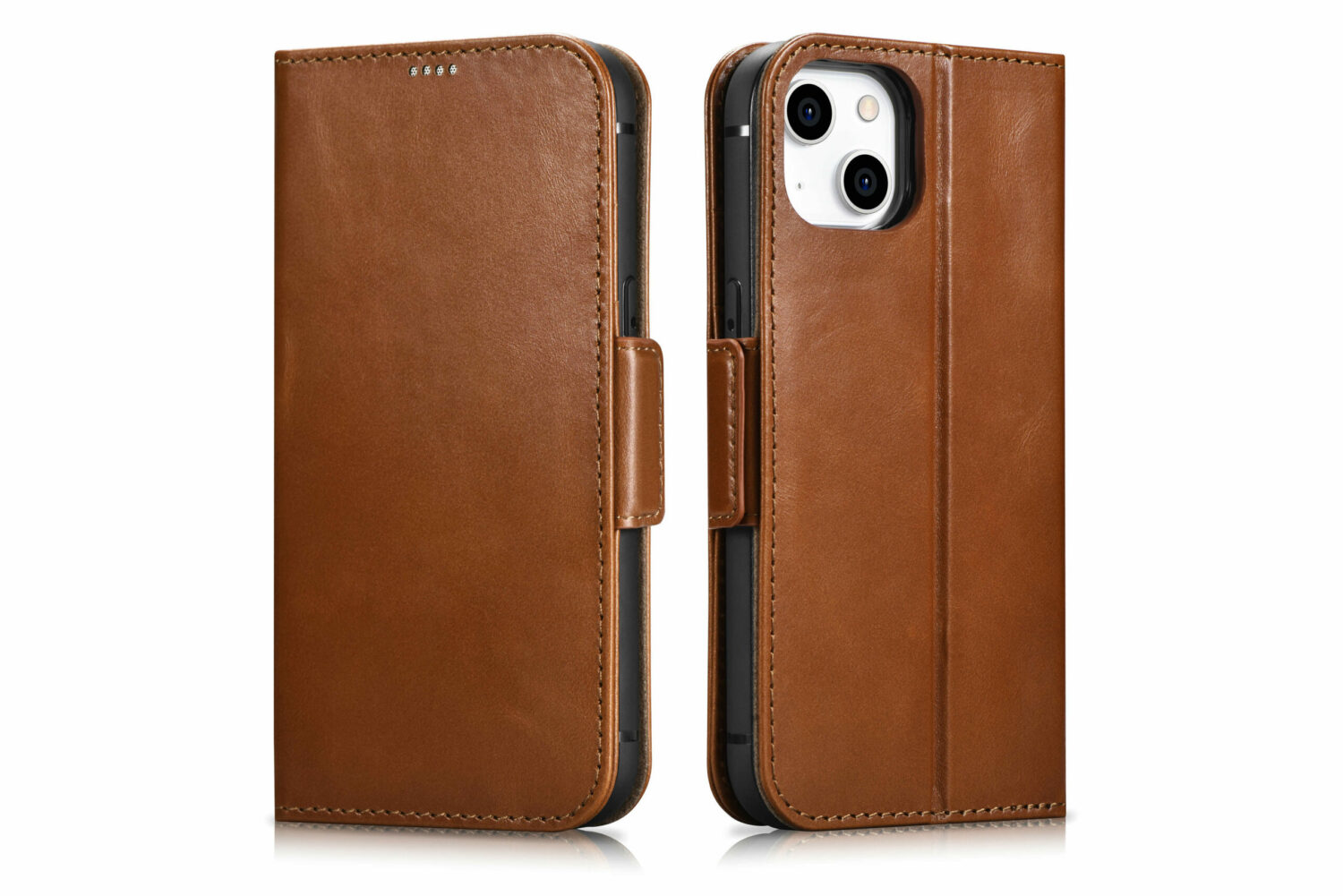 Genuine leather wallet case | 2 in 1 detachable |  for iphone 13