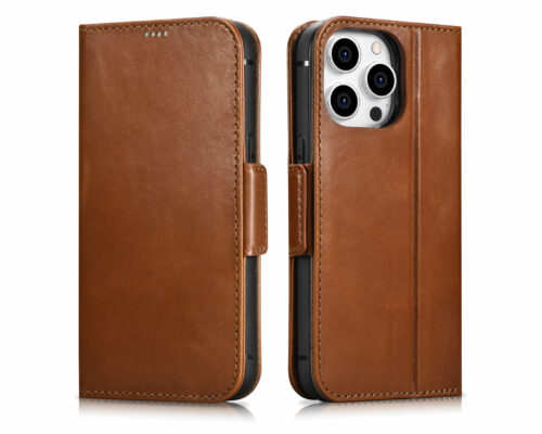 Genuine Leather Wallet Case | 2 in 1 Detachable | For iPhone 13 Pro Max