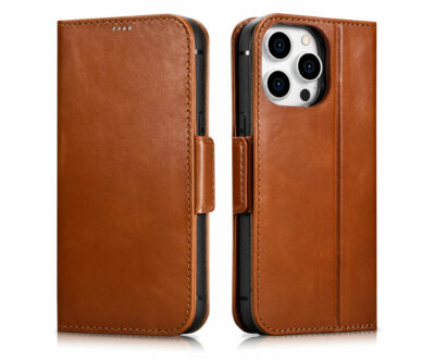 Genuine Leather Wallet Case | 2 in 1 Detachable | For iPhone 14 Pro