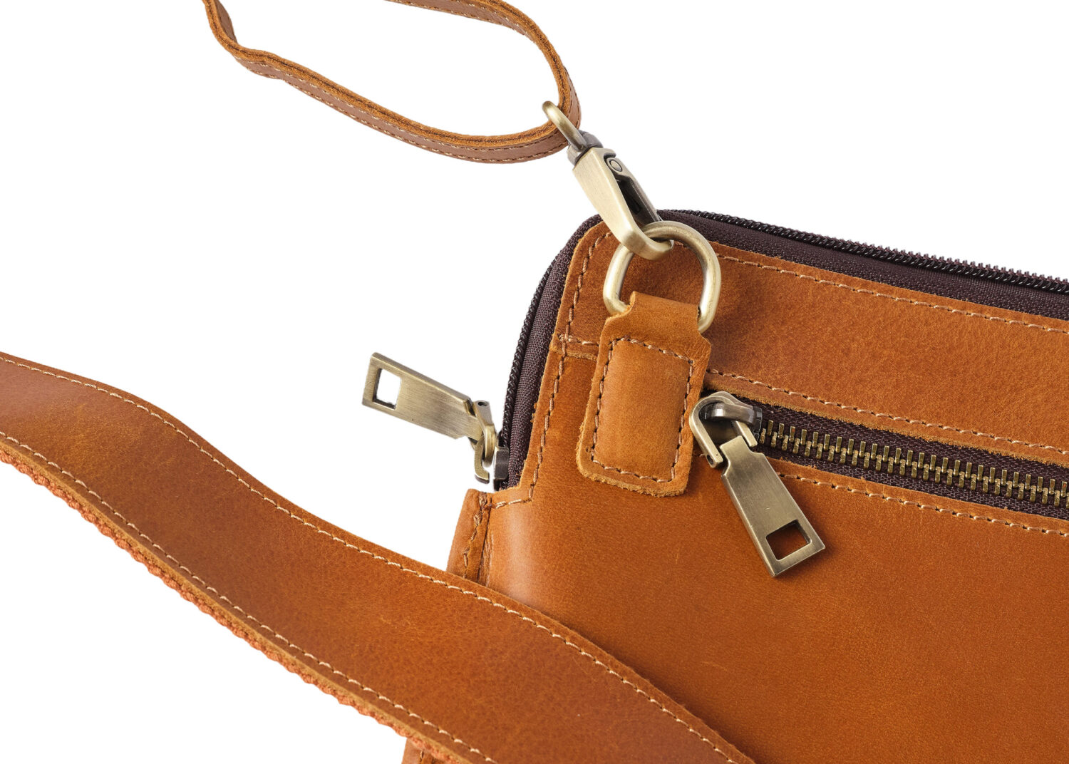 Leather laptop bag with shoulder strap | macbook 13" & 14" - image 13